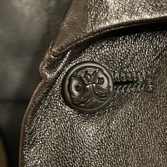 CHANEL Vintage 🌟LAMBSKIN Leather Jkt 100% AUTHENTIC - Picture 14 of 16